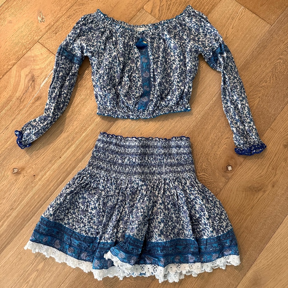 Poupette St. Barth top and skirt size xs/s